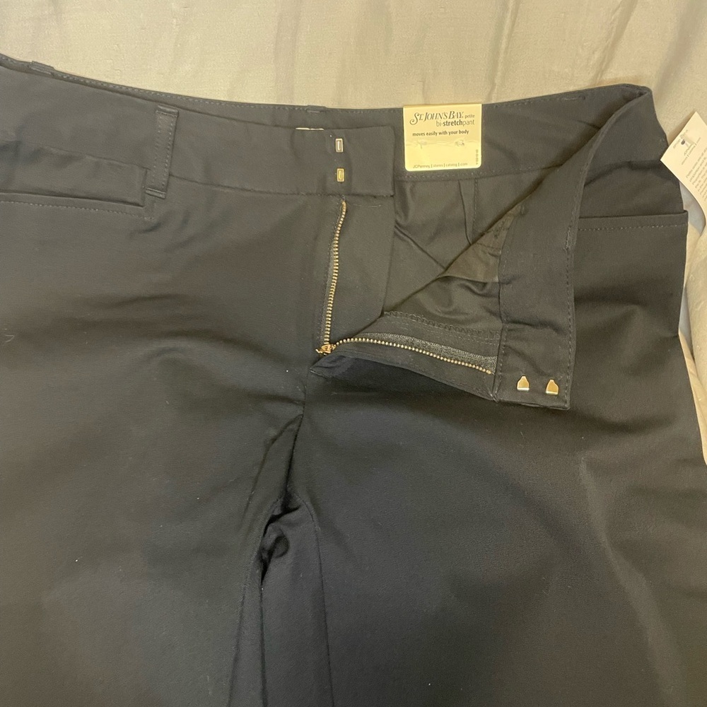 St. John's Bay Black Boot Cut Pants - Picture 5 of 6